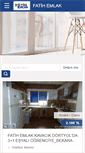 Mobile Screenshot of fatihemlakkavacik.com